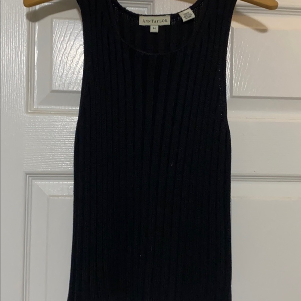 Sweater tank top